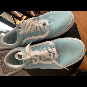 Light blue Vans